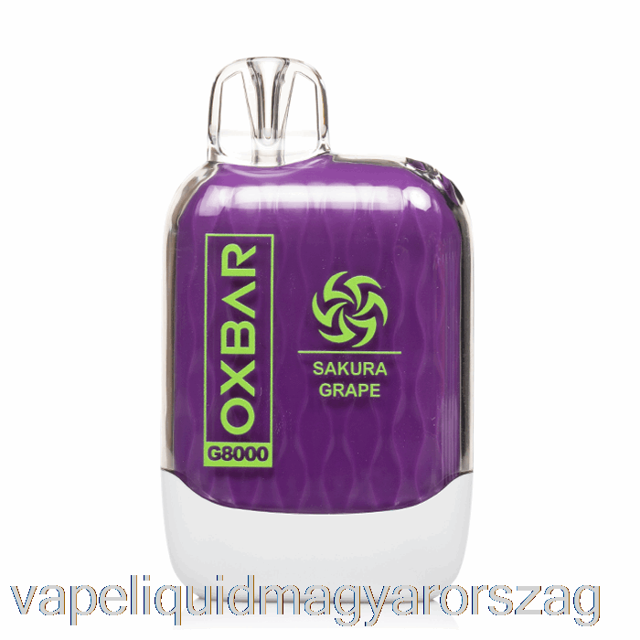 Oxbar G8000 Eldobható Sakura Grape Vape és Cigi